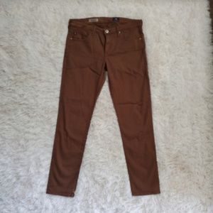 AG Adriano Goldschmied Tan Stevie Ankle